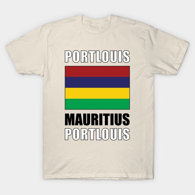 Flag of Mauritius T-Shirt by KewaleeTee